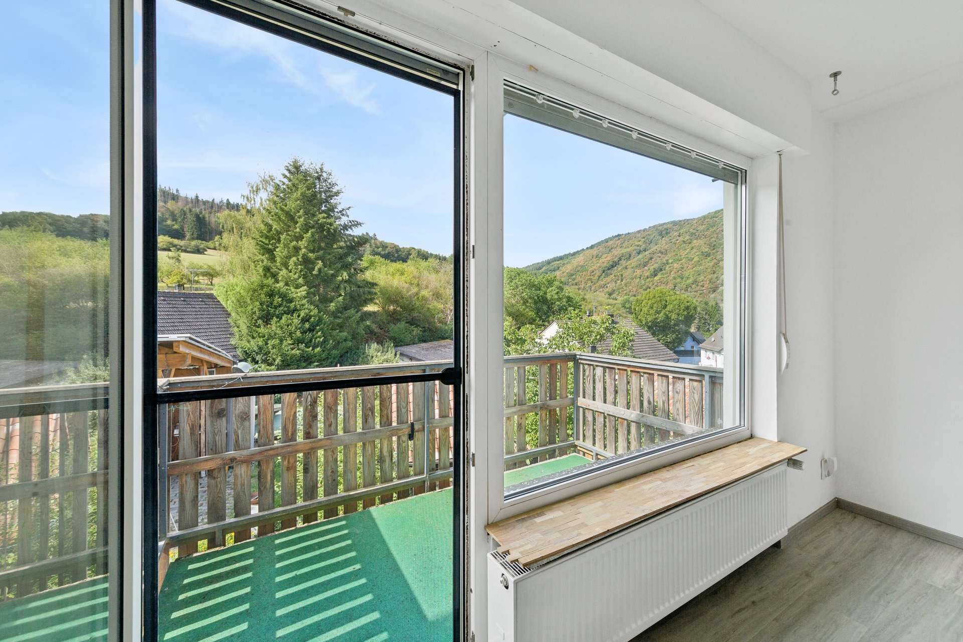 Balkon mit Aussicht