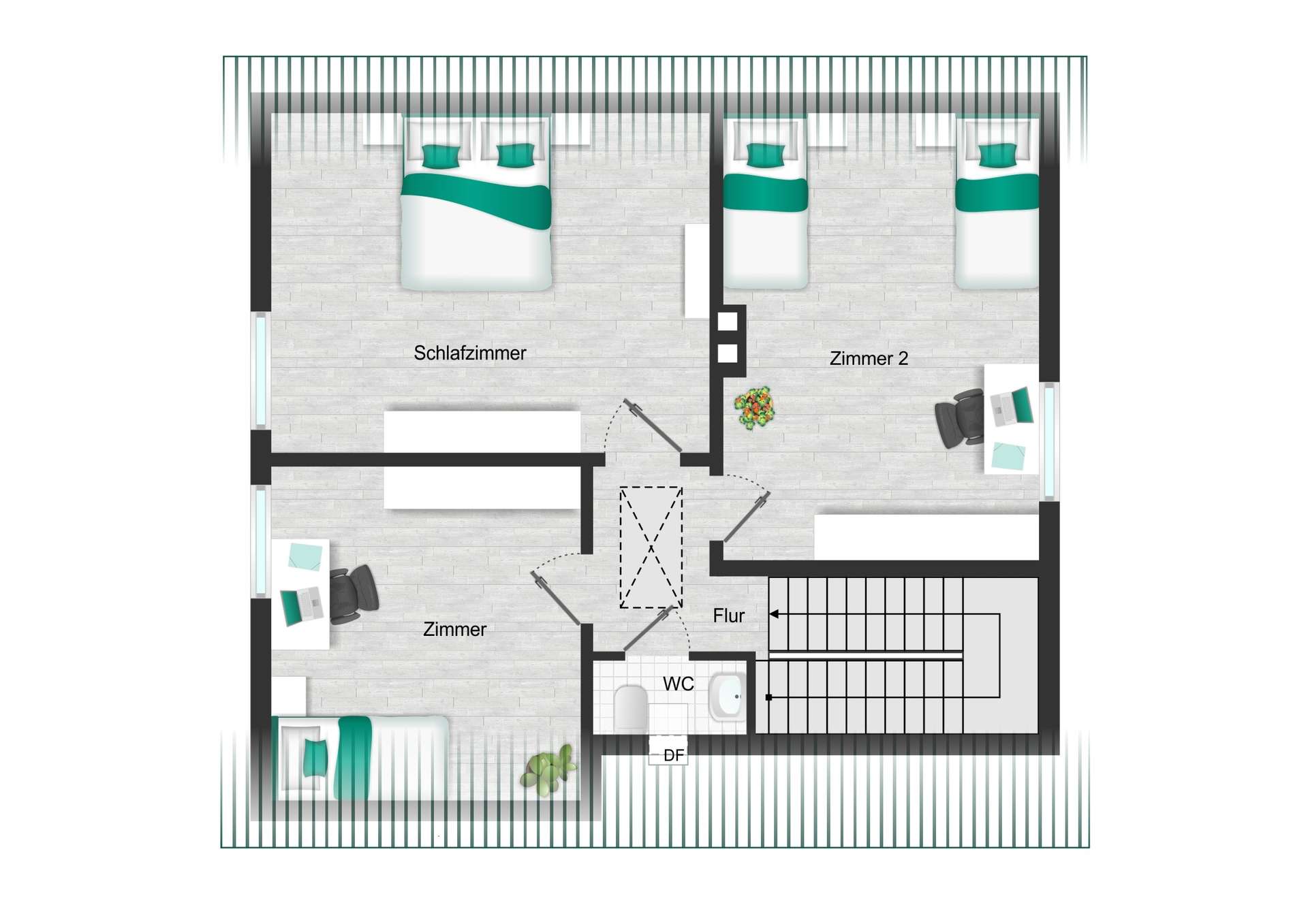 Grundriss Dachgeschoss
