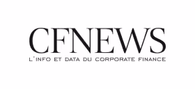 CFNEWS logo with the tagline 'L'info et data du corporate finance' in French.