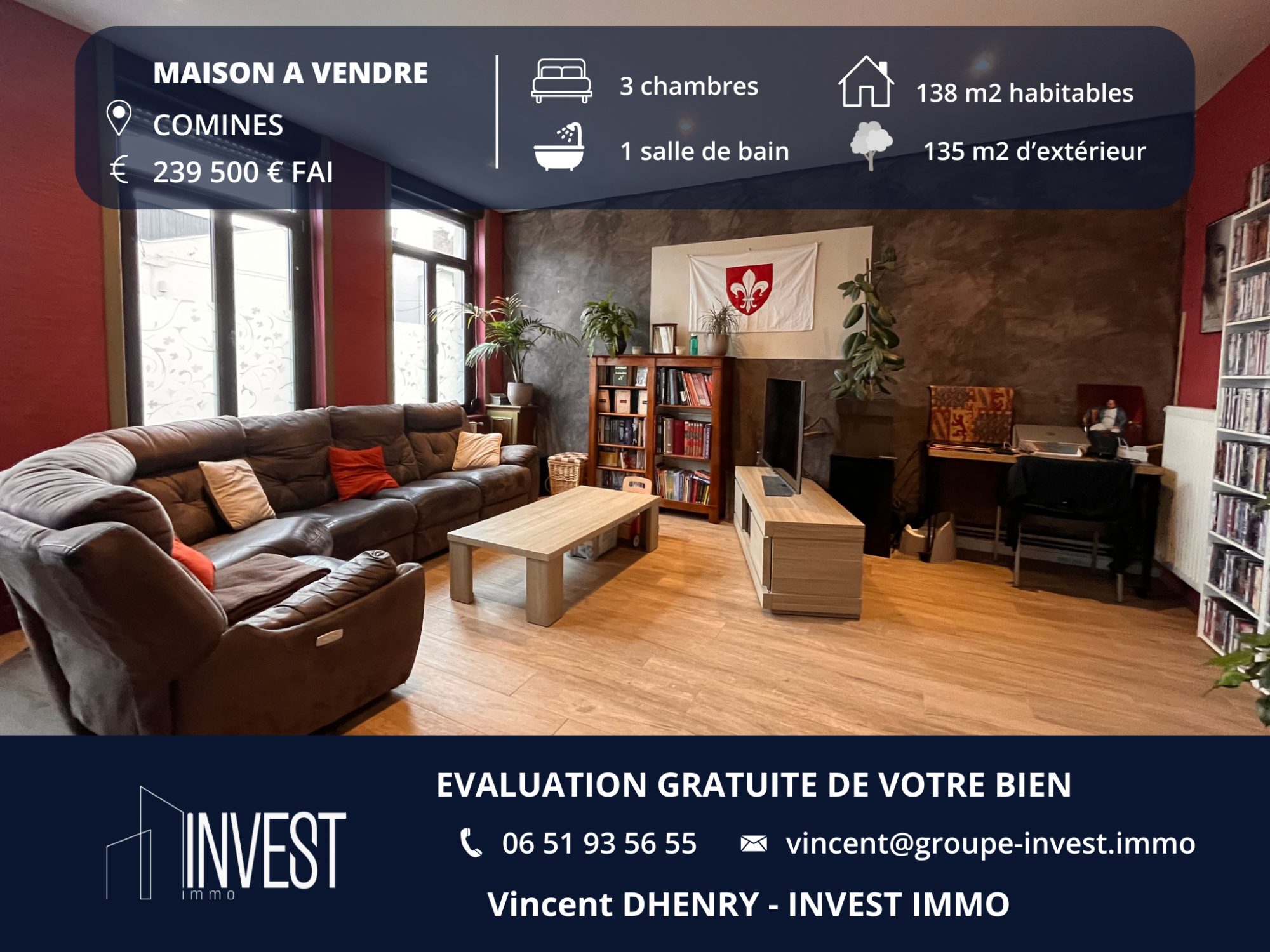 Maison à vendre Comines