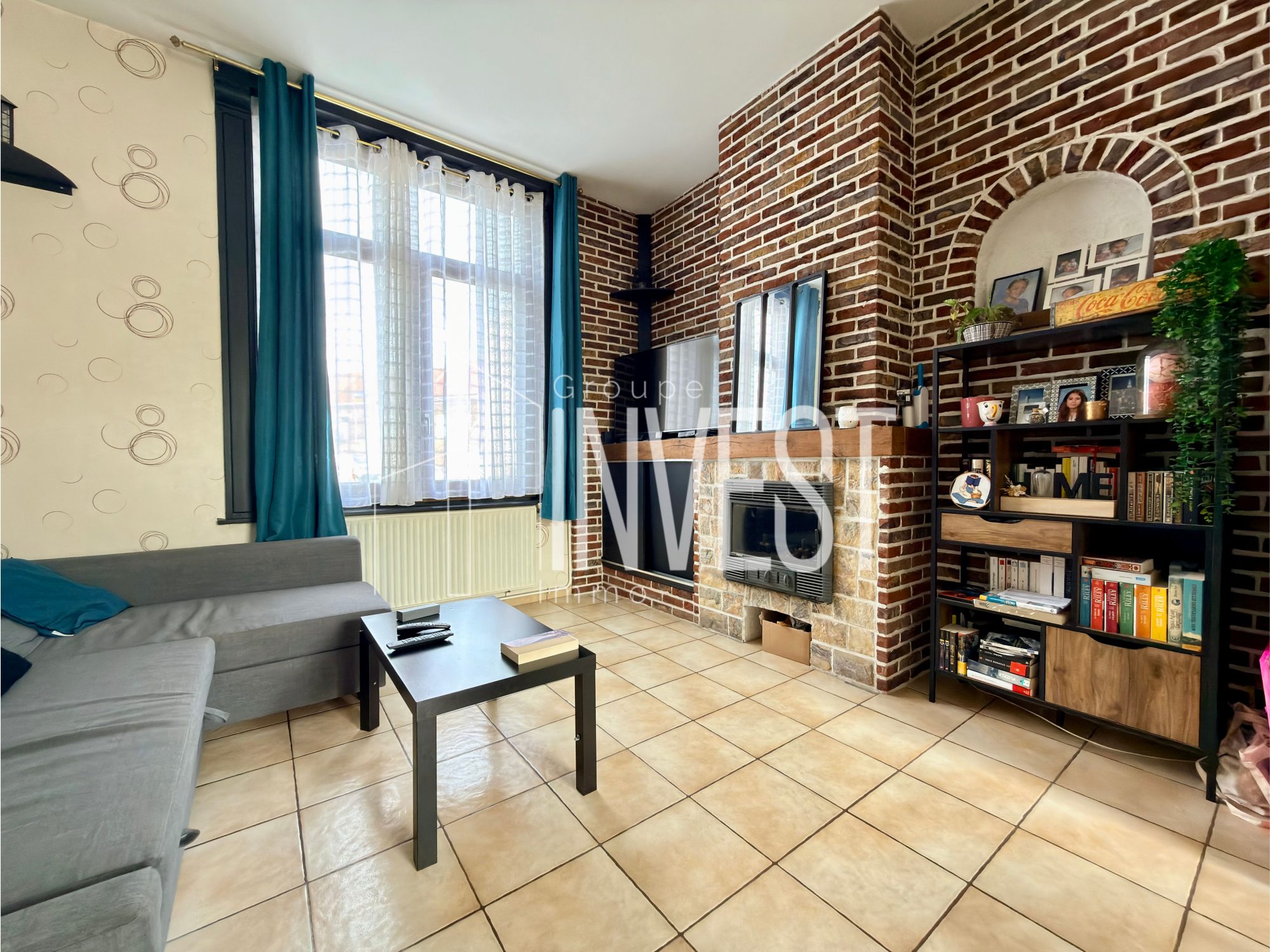 Haubourdin - Maison 1930 à large façade, quatre chambres et jardin