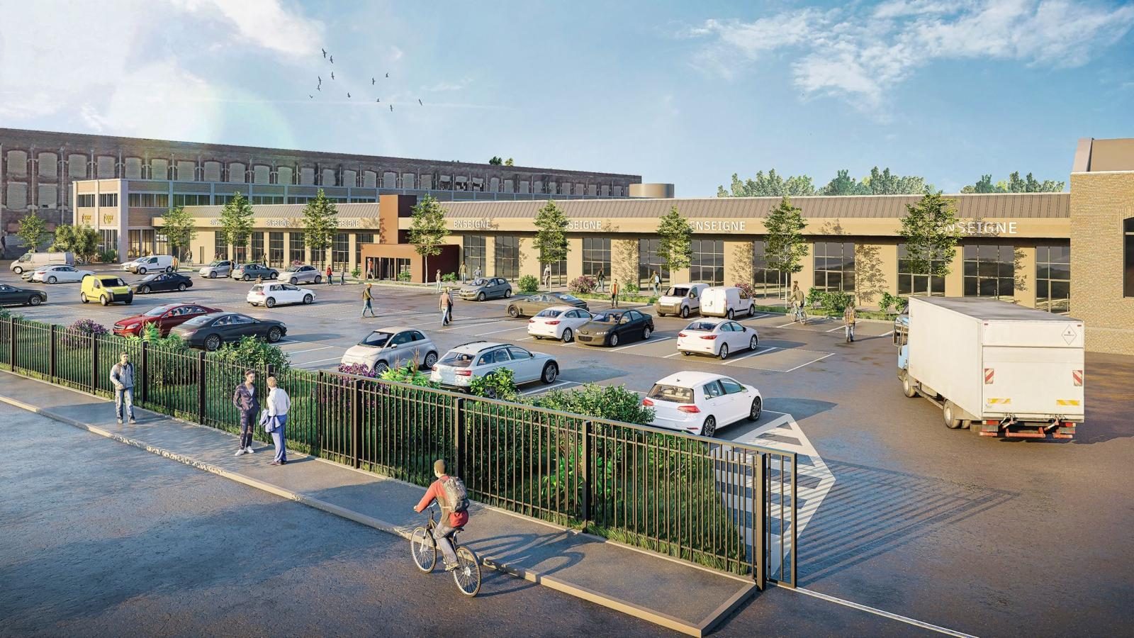 Local commercial 177m² avec parking Roubaix