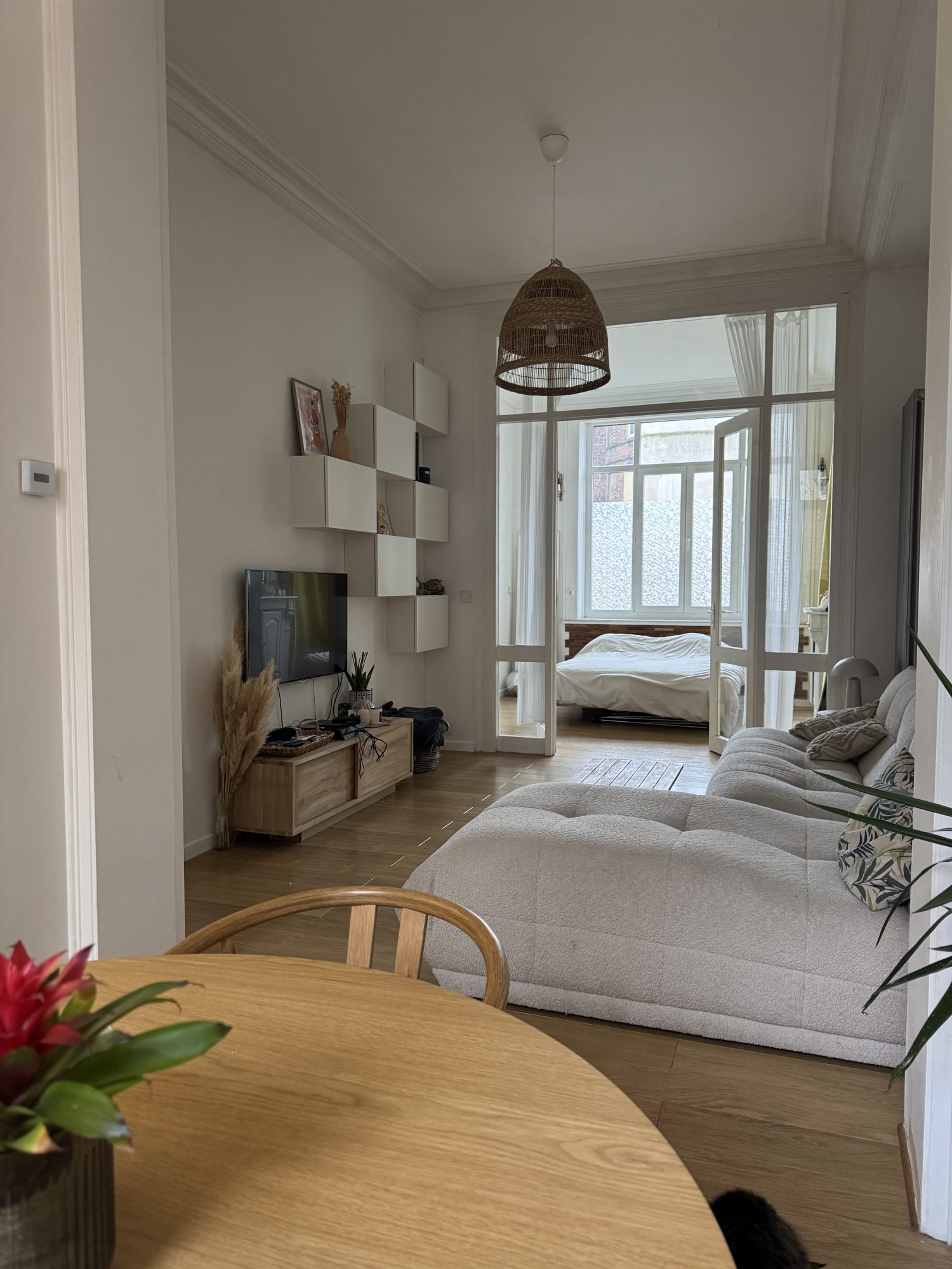 Appartement meublé avec cour