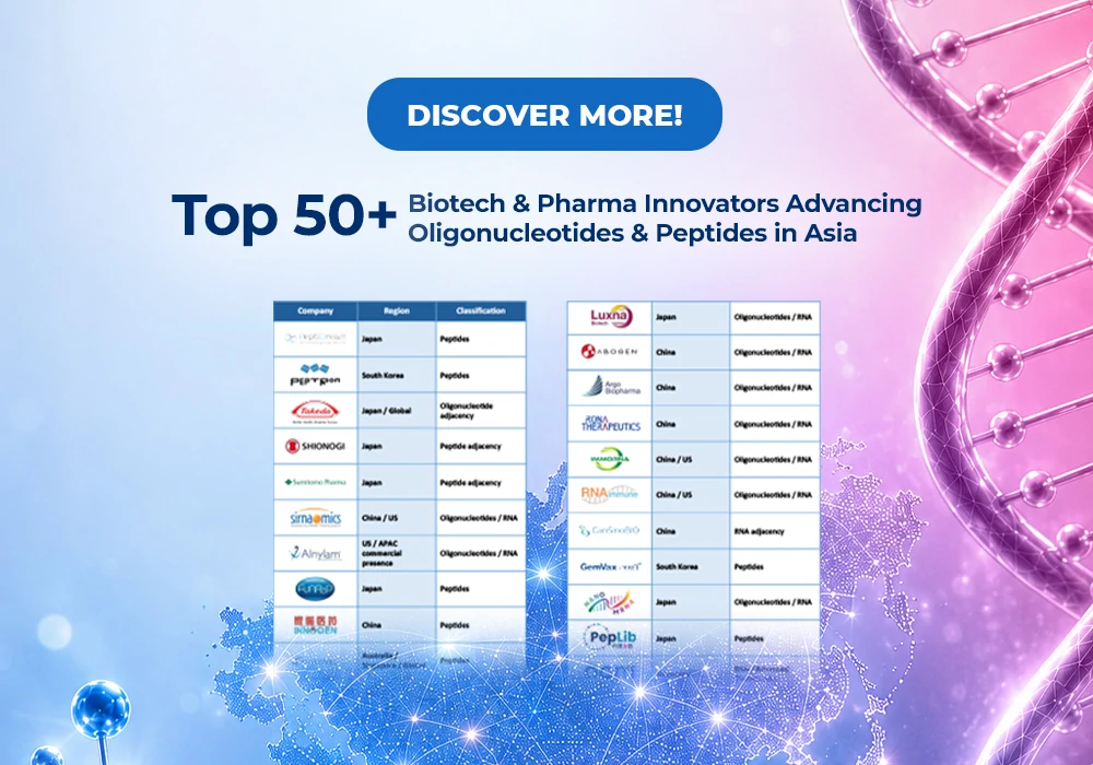 OPWA2026: e-Book: Top 50+ Biotech & Pharma Innovators Advancing Oligonucleotides & Peptides in Asia