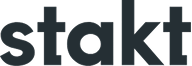 stakt wordmark in lowercase black letters.