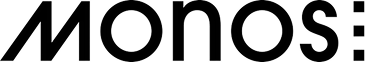 Monos brand logo in black text.