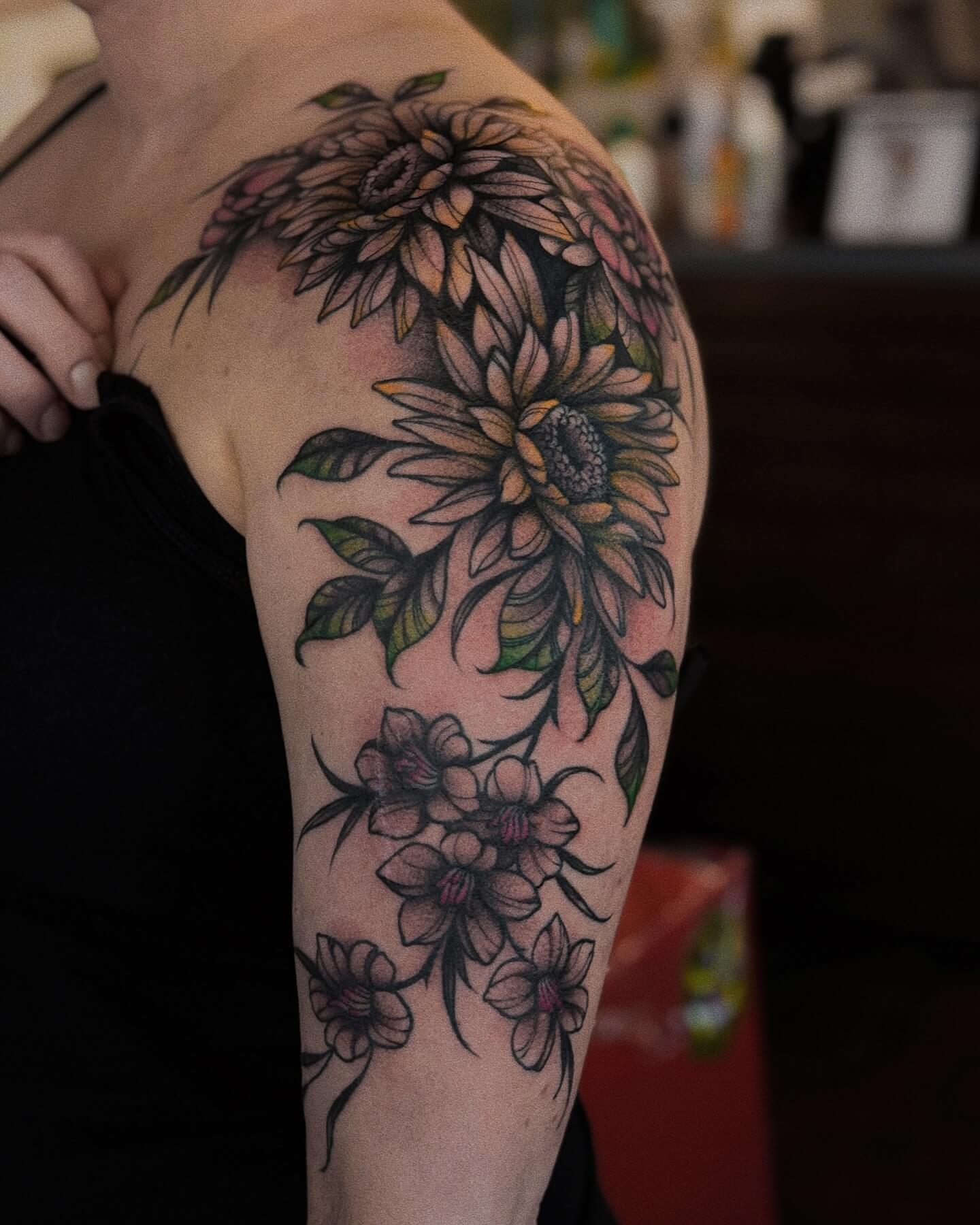 Geometrical tattoo