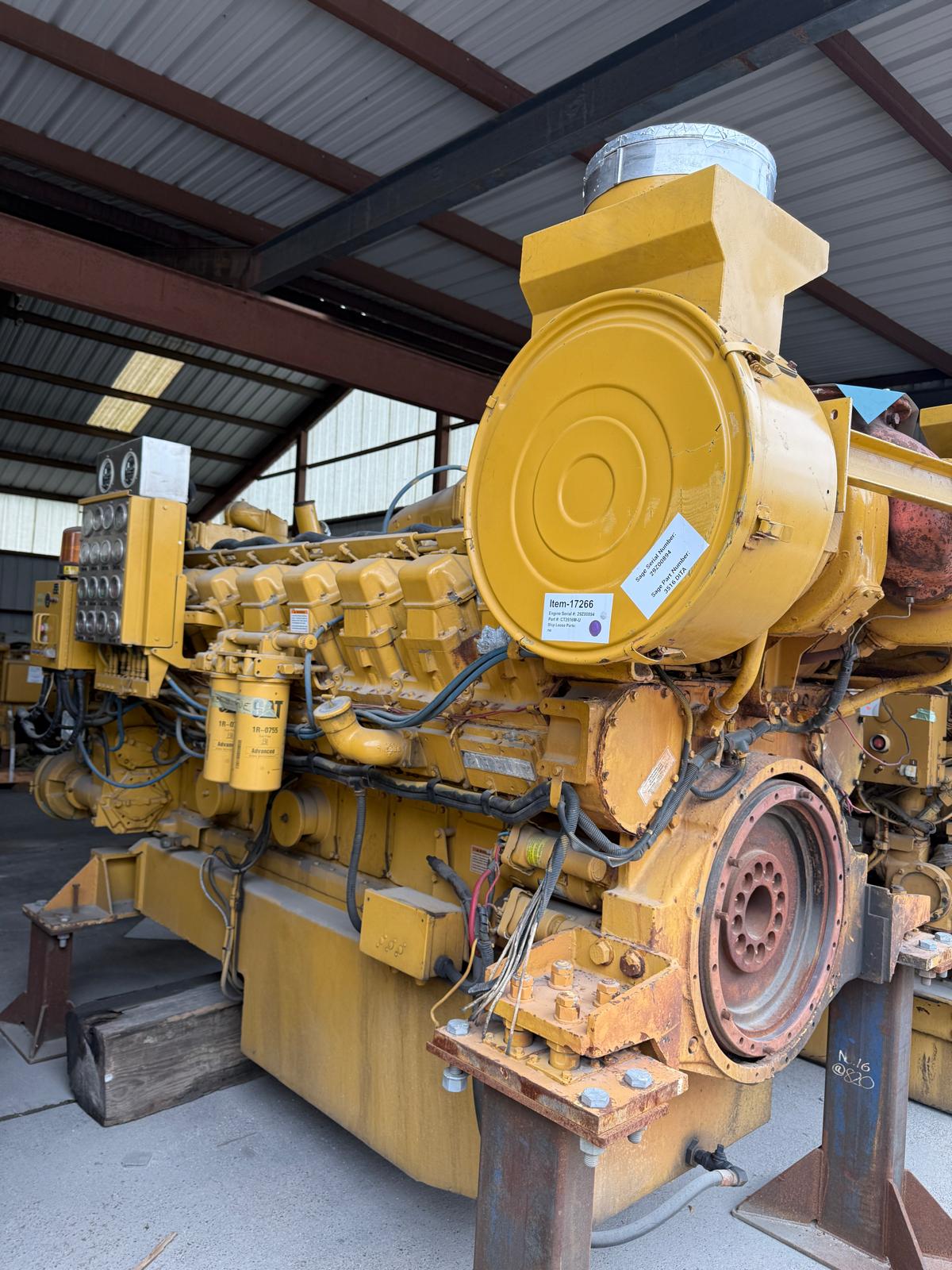 caterpillar 3600 gas compression engine
