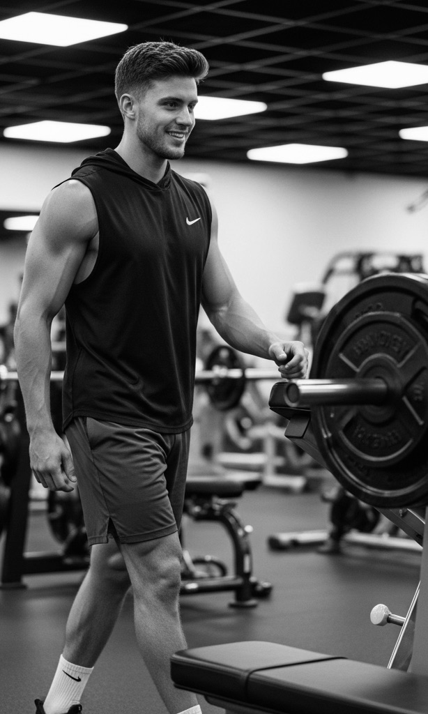 man in a gym