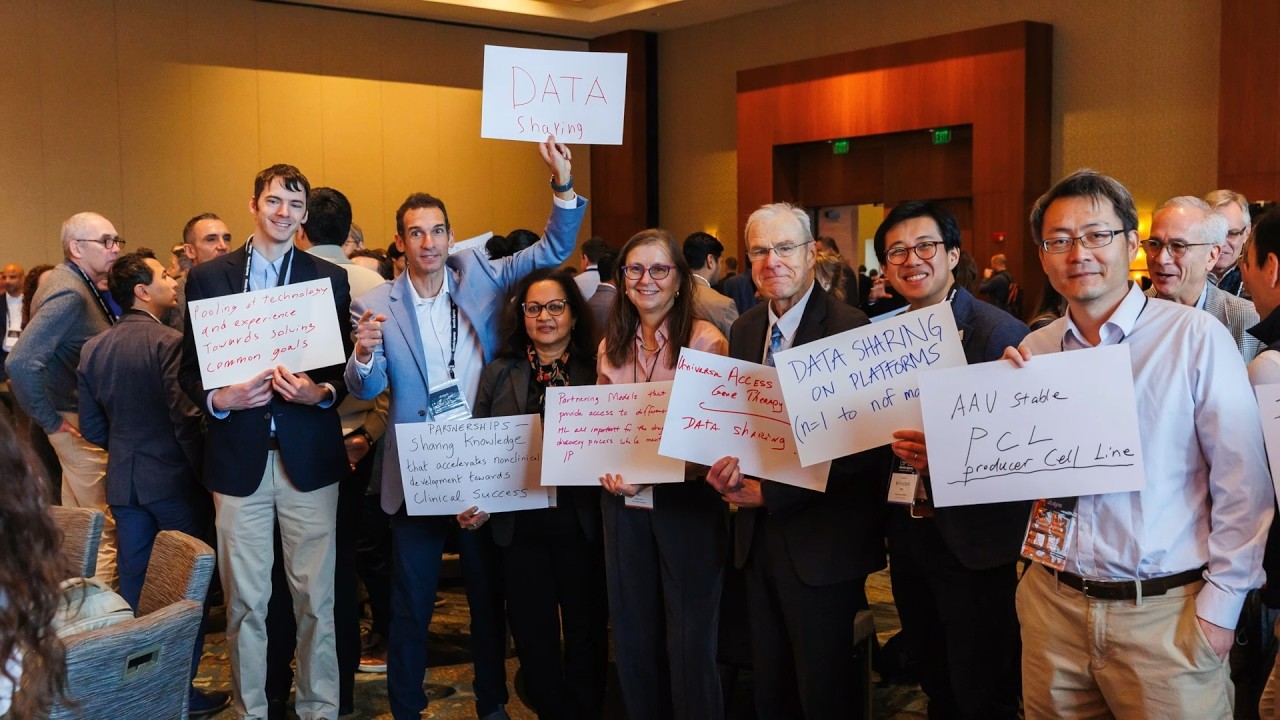 GATC 2025 attendees holding notes on data sharing and partnerships