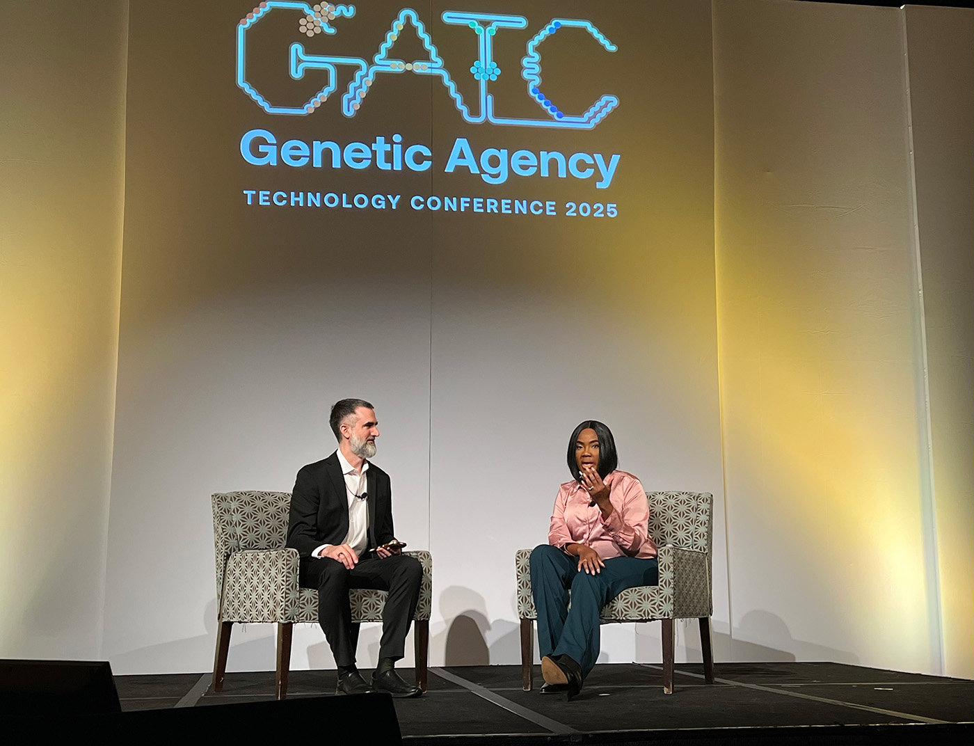 Fireside conversation on the GATC 2025 stage