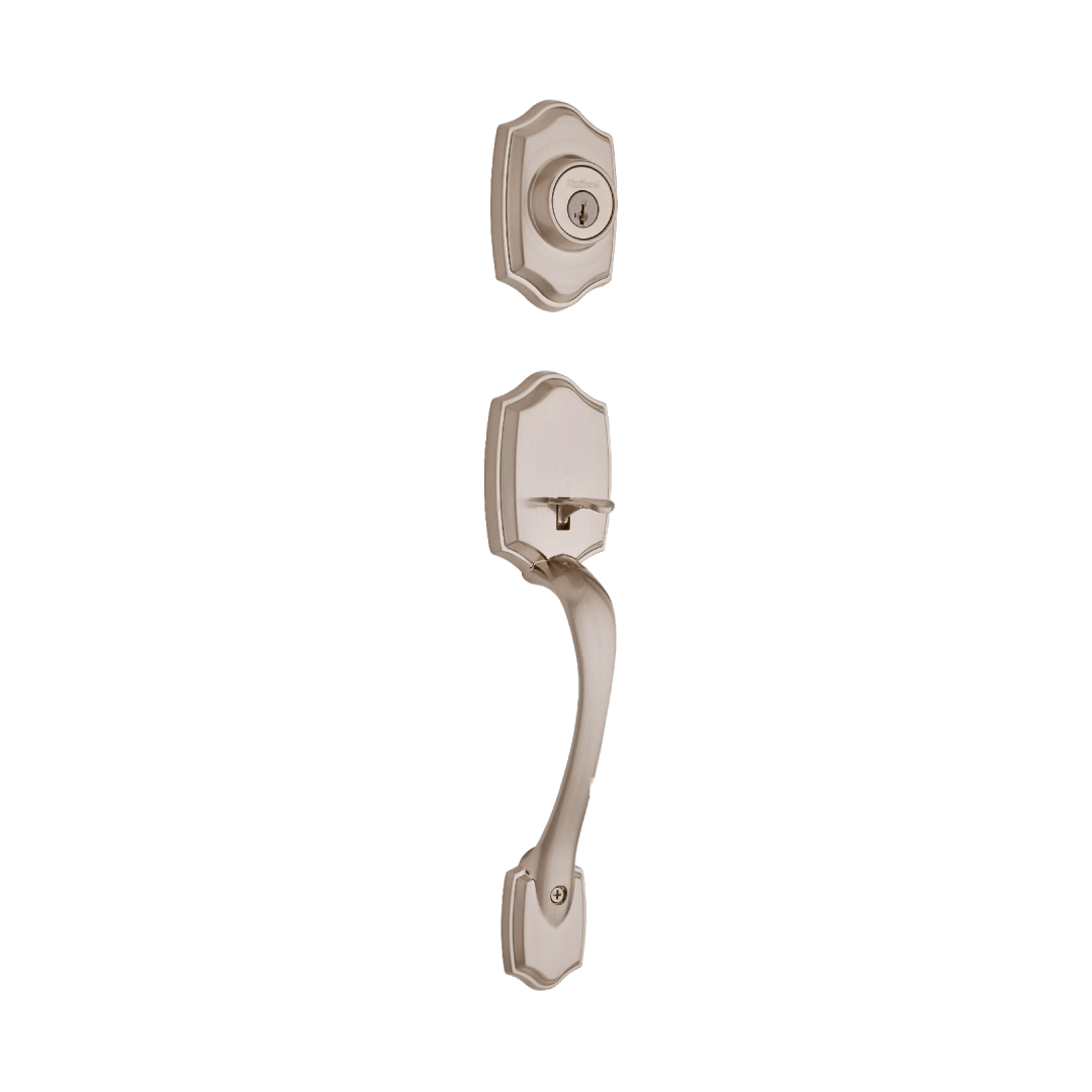 Belleview Handleset - Deadbolt Keyed One Side with SmartKey