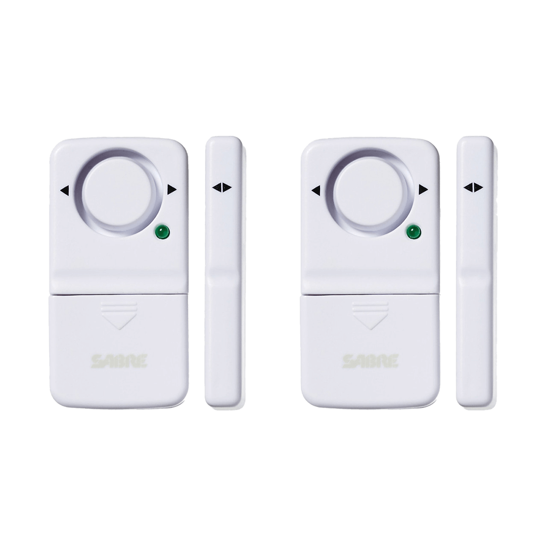 Wireless Home Security Door or Window Alarm - 2 Pack