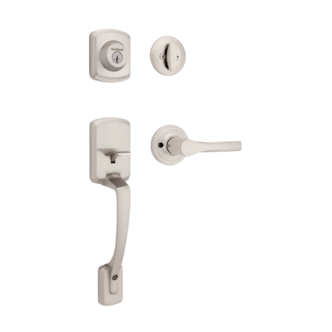 Henley Handleset with Henley Lever - Deadbolt Keyed One Side with SmartKey