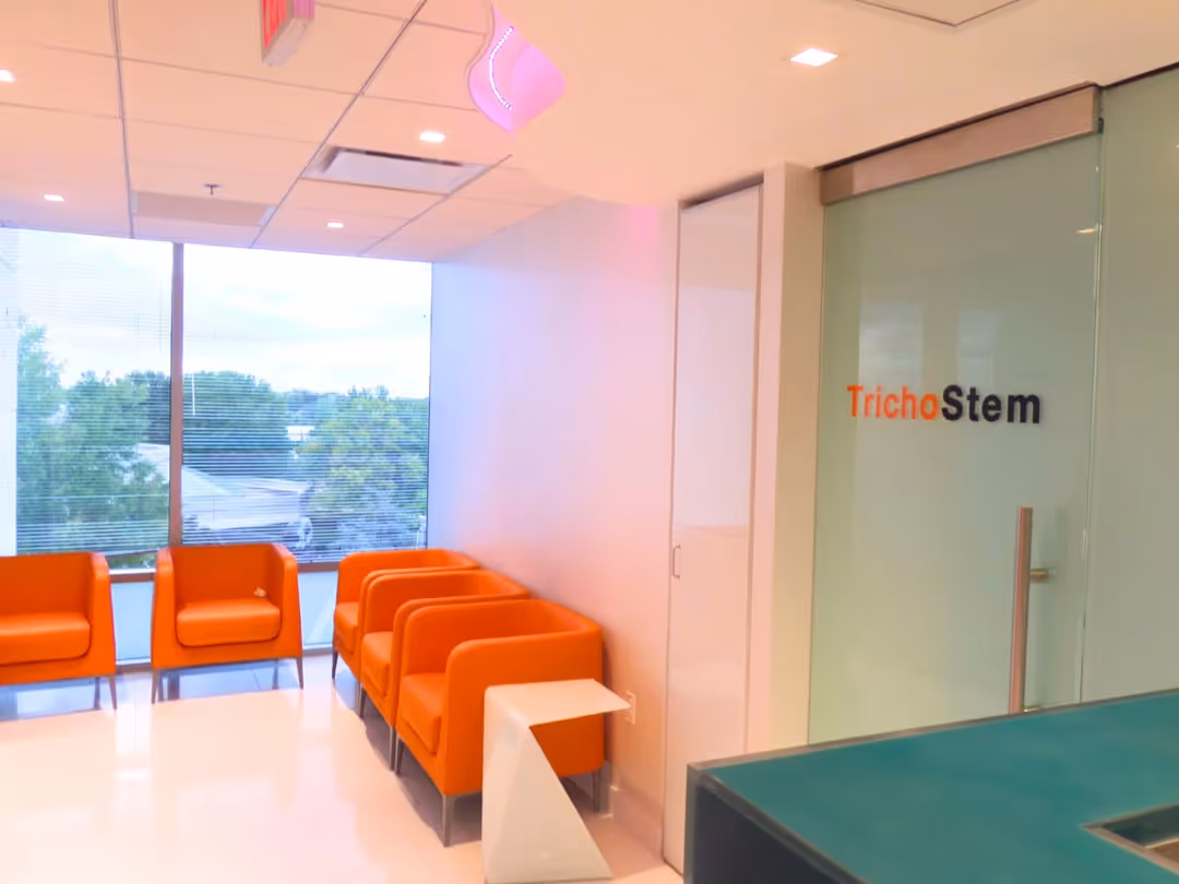 Vienna Virginia TrichoStem office - waiting room