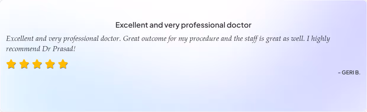 detailed review from Geri