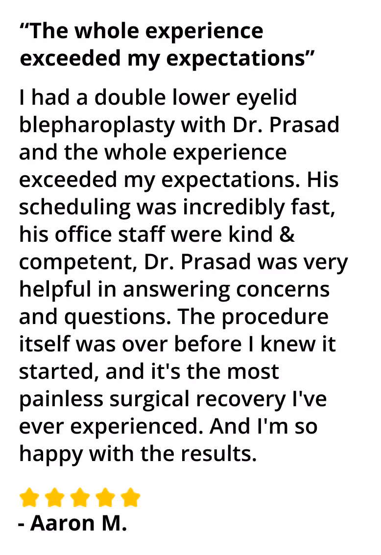 "I had painless recovery" - patient review on her whole experience 