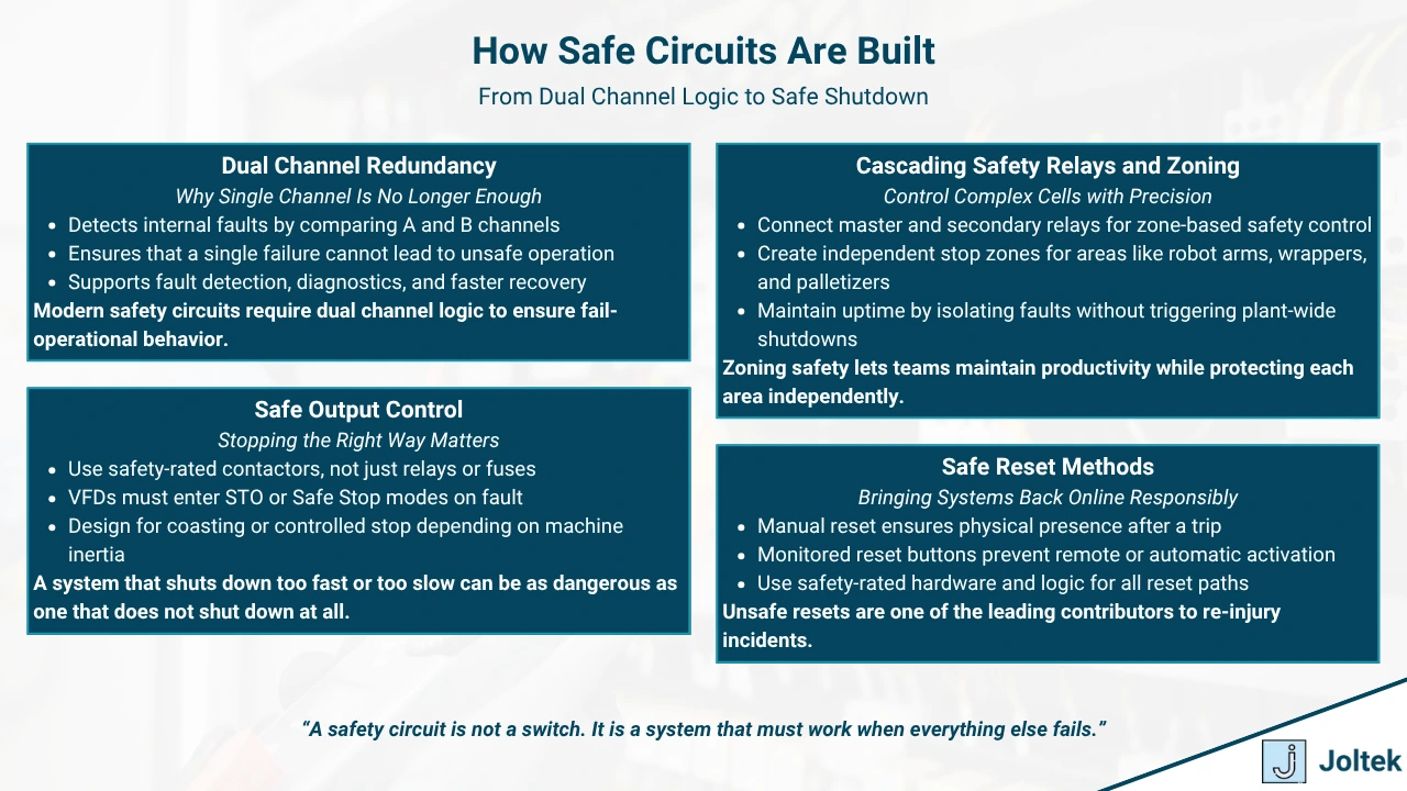 Figure 4 - Complete Guide to Safety in Industrial Automation and Manufacturing | How Safe Circuits Are Built
