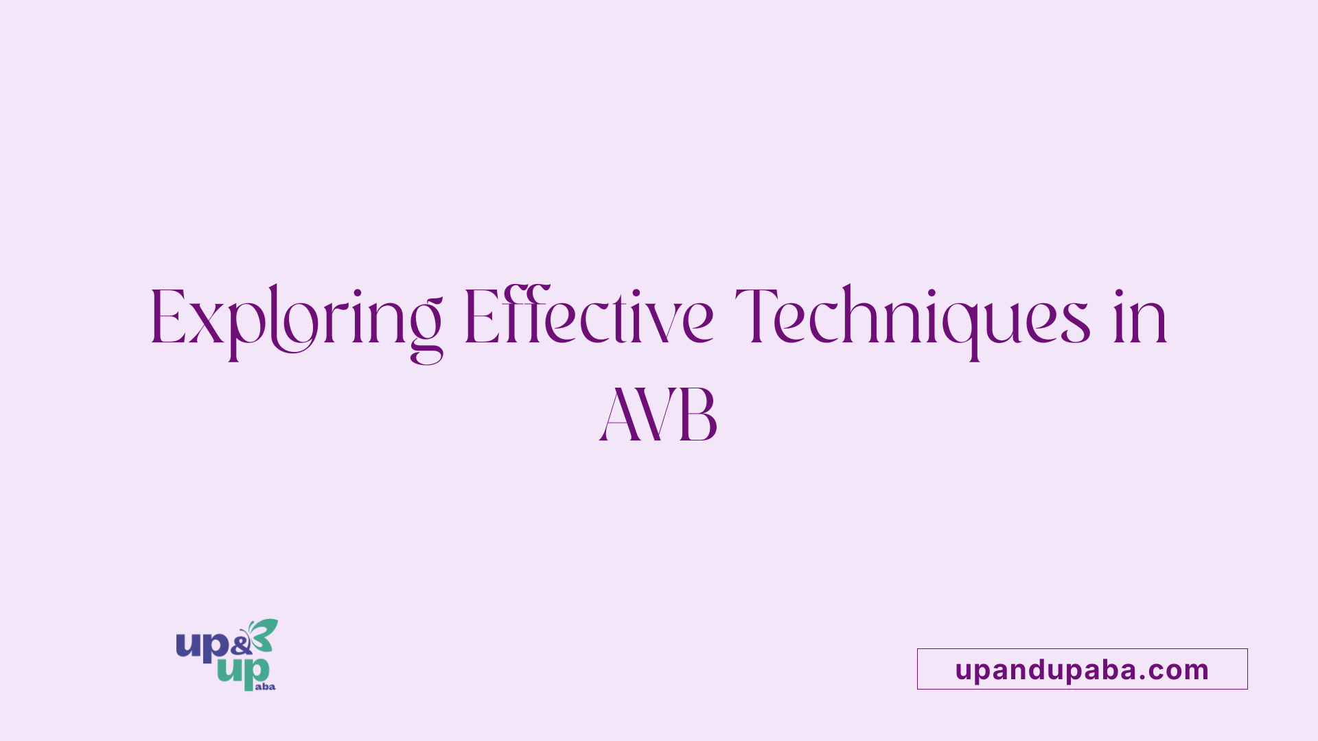 Exploring Effective Techniques in AVB