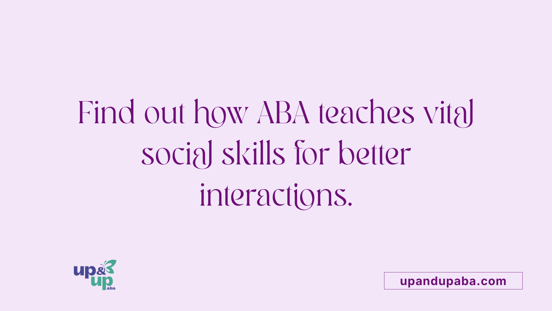 Find out how ABA teaches vital social skills for better interactions.