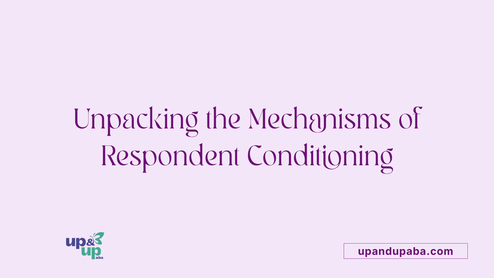 Unpacking the Mechanisms of Respondent Conditioning