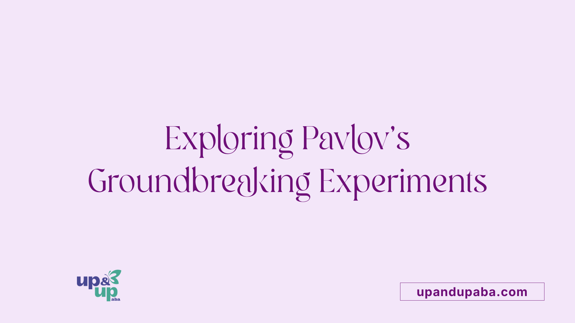 Exploring Pavlov's Groundbreaking Experiments