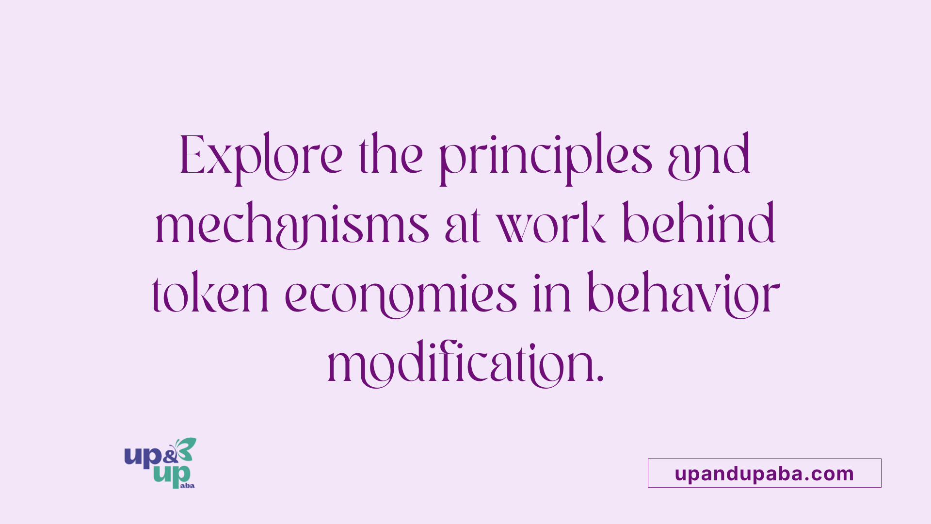 Explore the principles and mechanisms at work behind token economies in behavior modification.