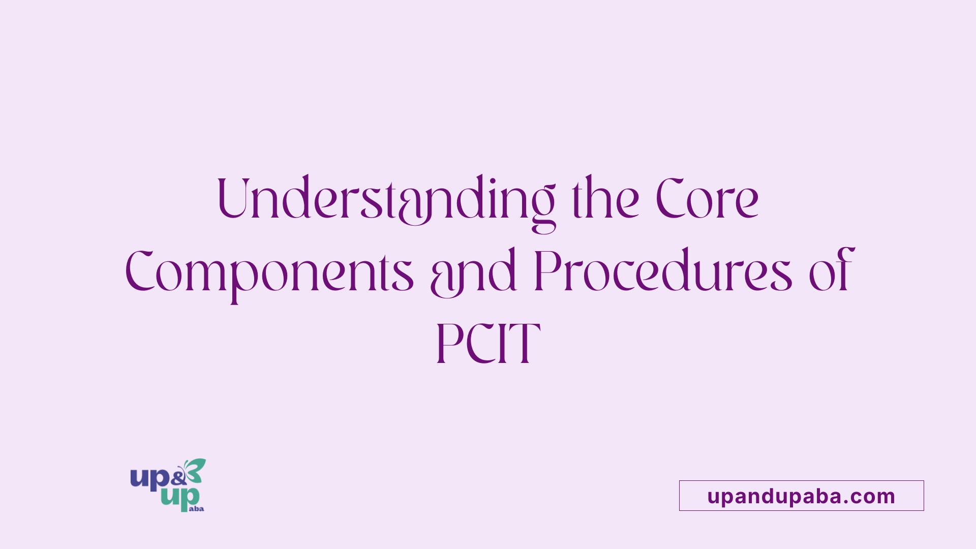 Understanding the Core Components and Procedures of PCIT