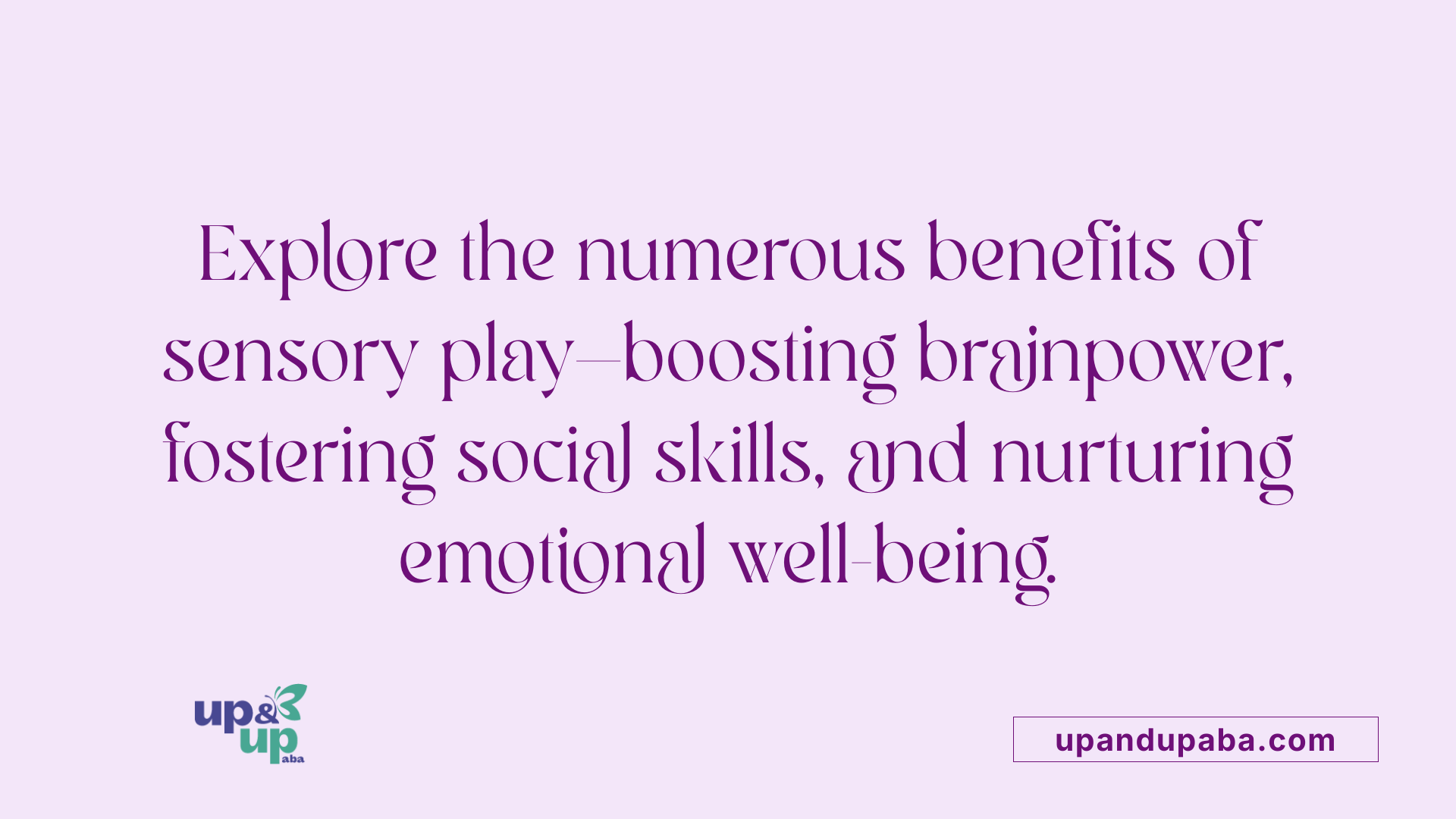 Explore the numerous benefits of sensory play—boosting brainpower, fostering social skills, and nurturing emotional well-being.
