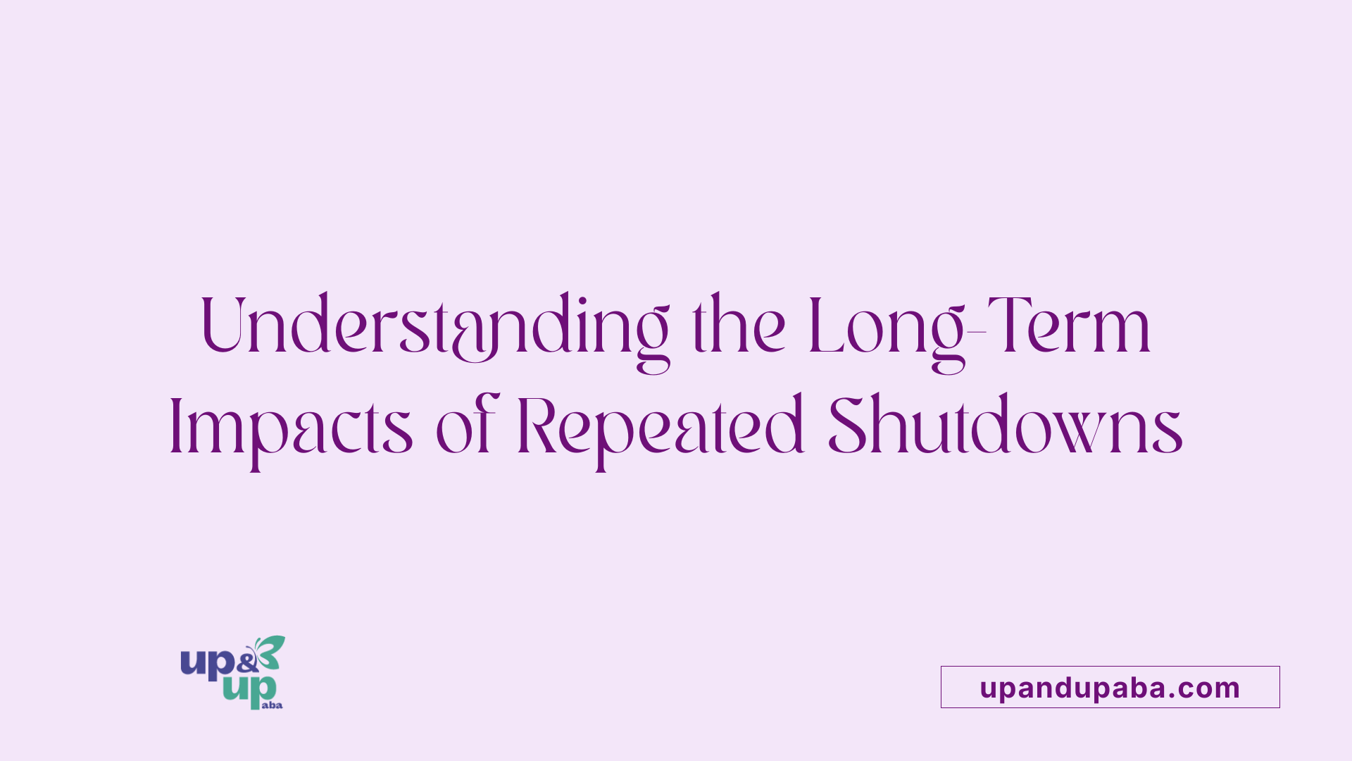 Understanding the Long-Term Impacts of Repeated Shutdowns