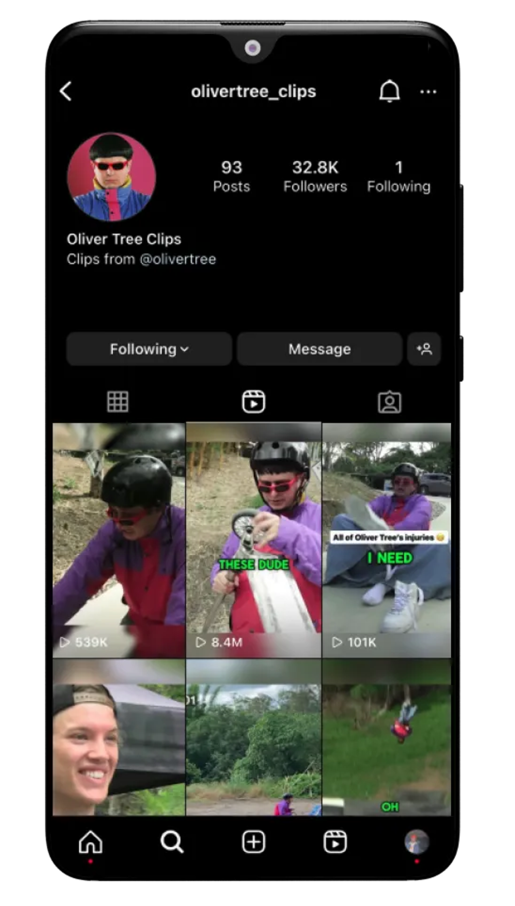Oliver Tree Mobile Image