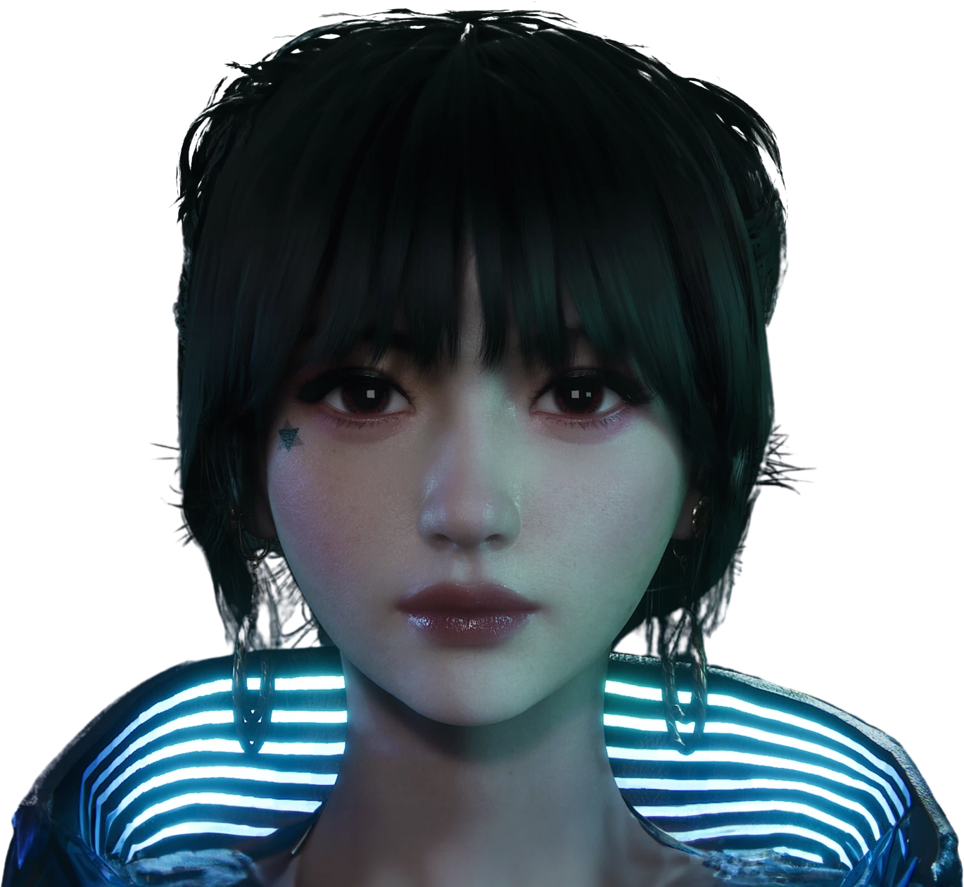 Convai character eyes open