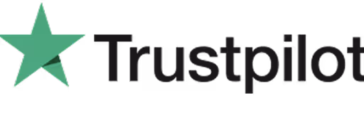 Trustpilot logo featuring a green star icon and the brand name