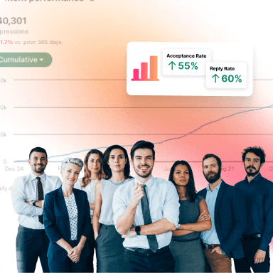LinkedIn profile warm up results showing improved acceptance and reply rates after following safe LinkedIn outreach practices.
