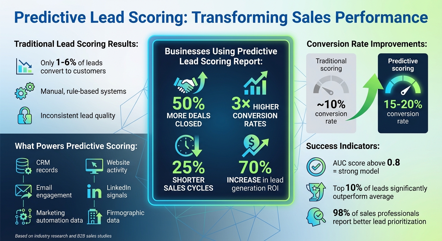 Predictive Lead Scoring Impact: Key Performance Metrics and ROI Statistics