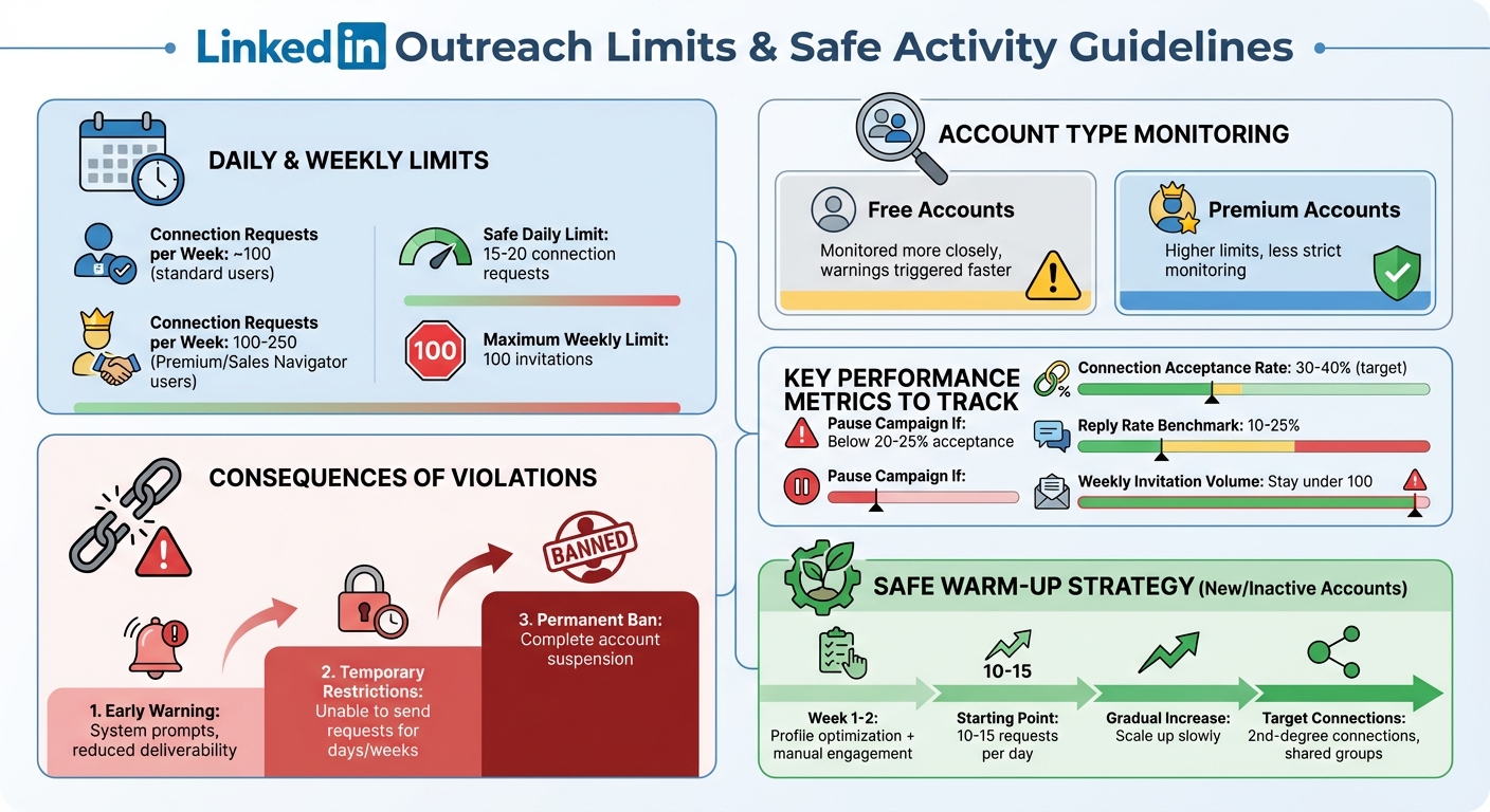 LinkedIn Outreach Limits and Safe Activity Guidelines