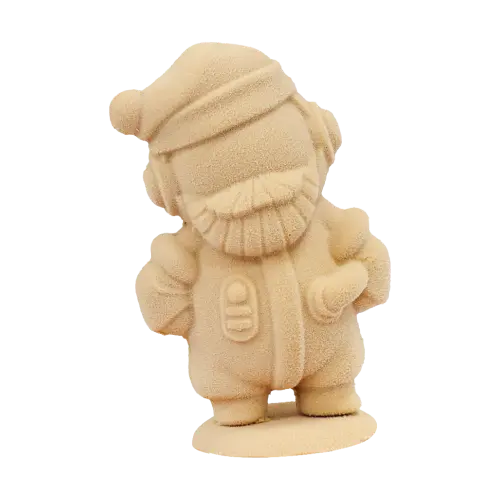 Sujet en chocolat blond Père Noël 