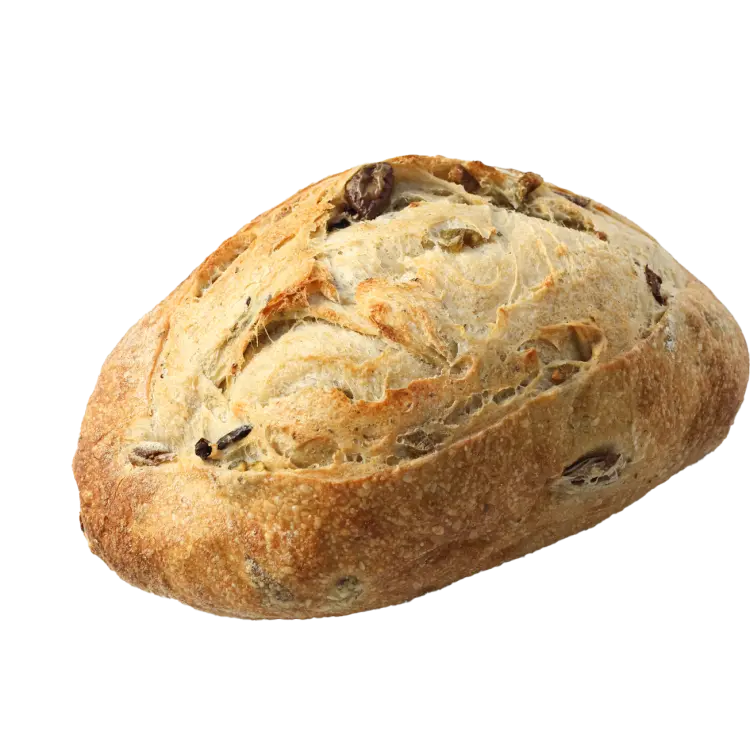 Pain aux olives détourés