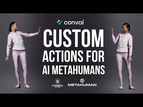Add Custom Animations to your AI Metahuman | Convai Unreal Engine Tutorial