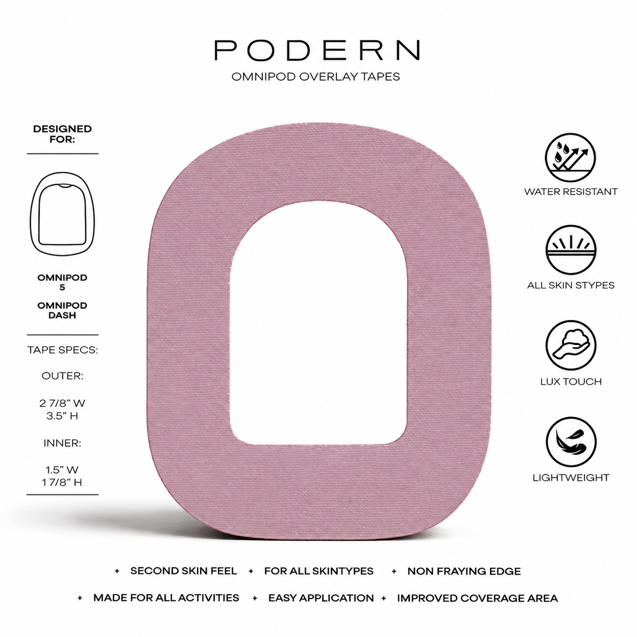 Omnipod® Fashion Overlay Patches (10 Pack)