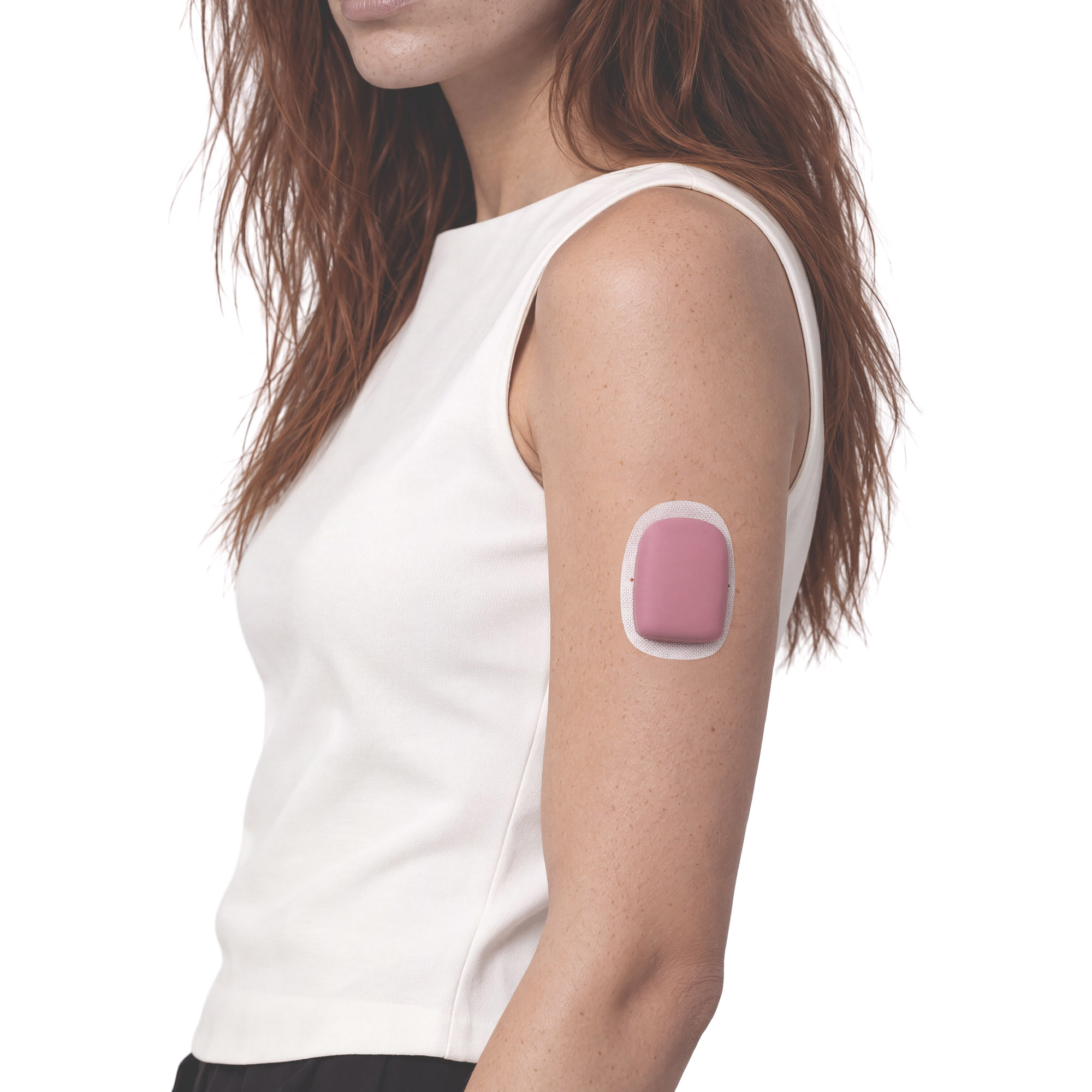 Mulberry PODERN pod cover worn on the upper arm