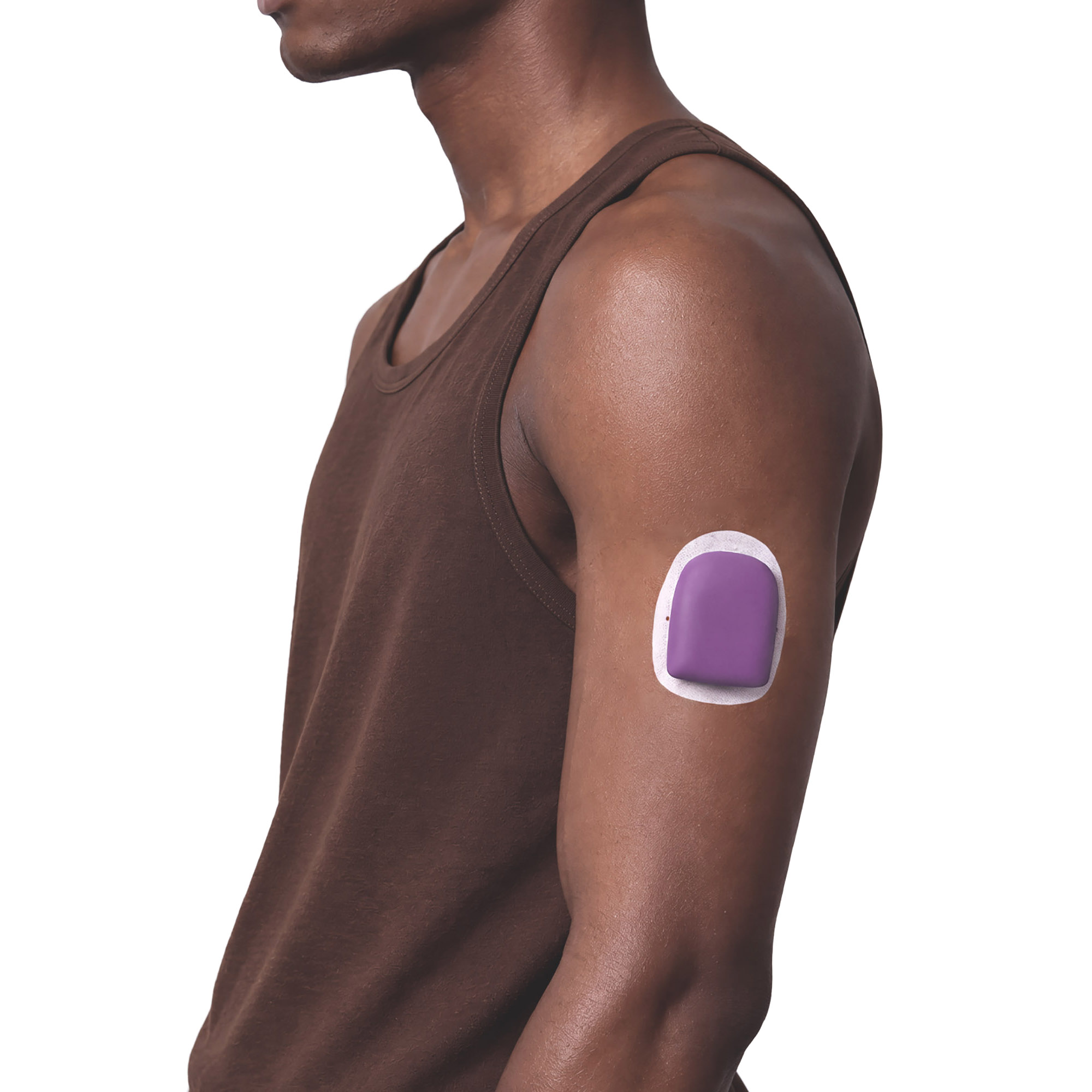 Acai PODERN pod cover worn on the upper arm