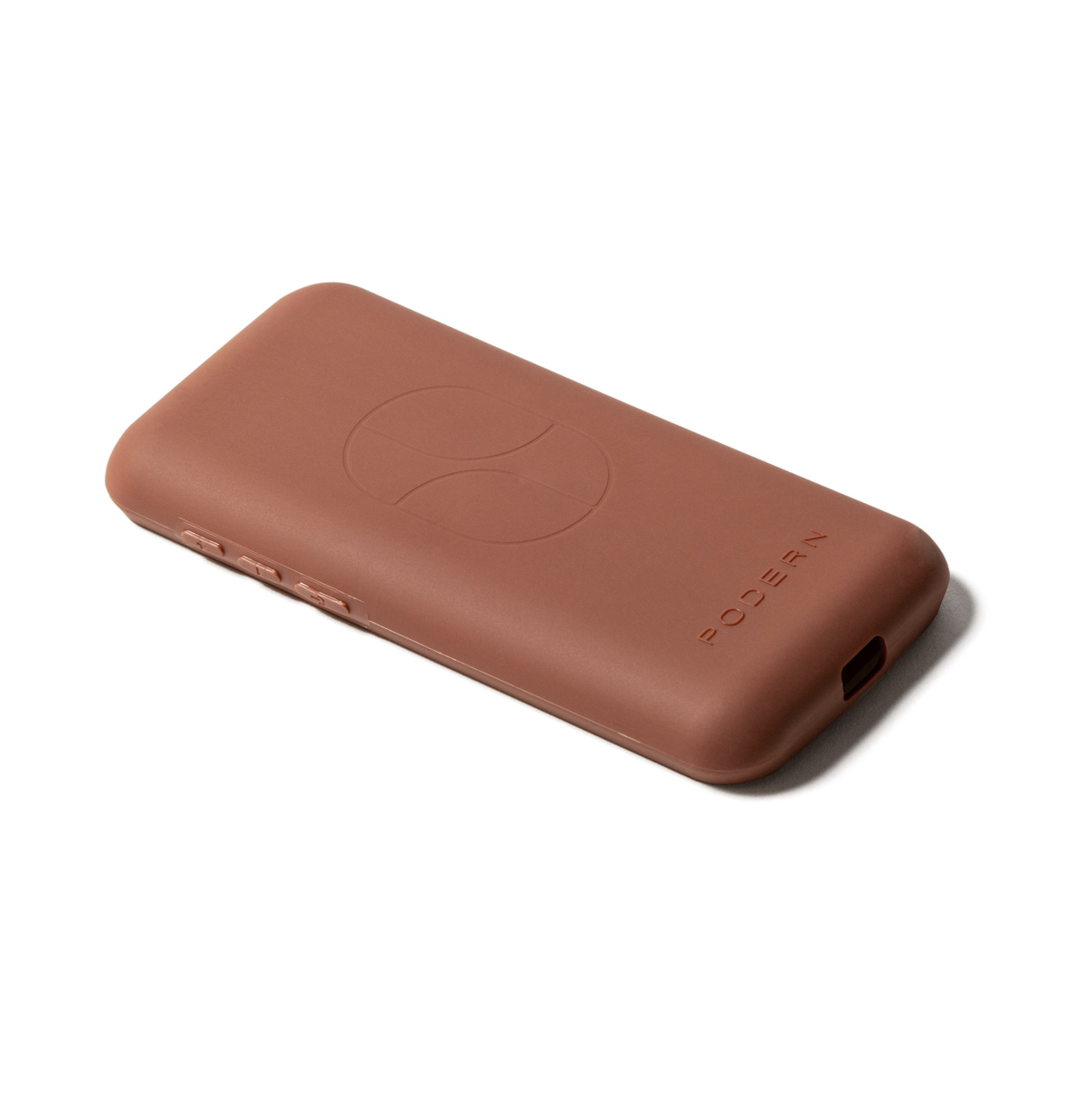 PODERN Omnipod 5 PDM Controller Case in British Khaki, side view
