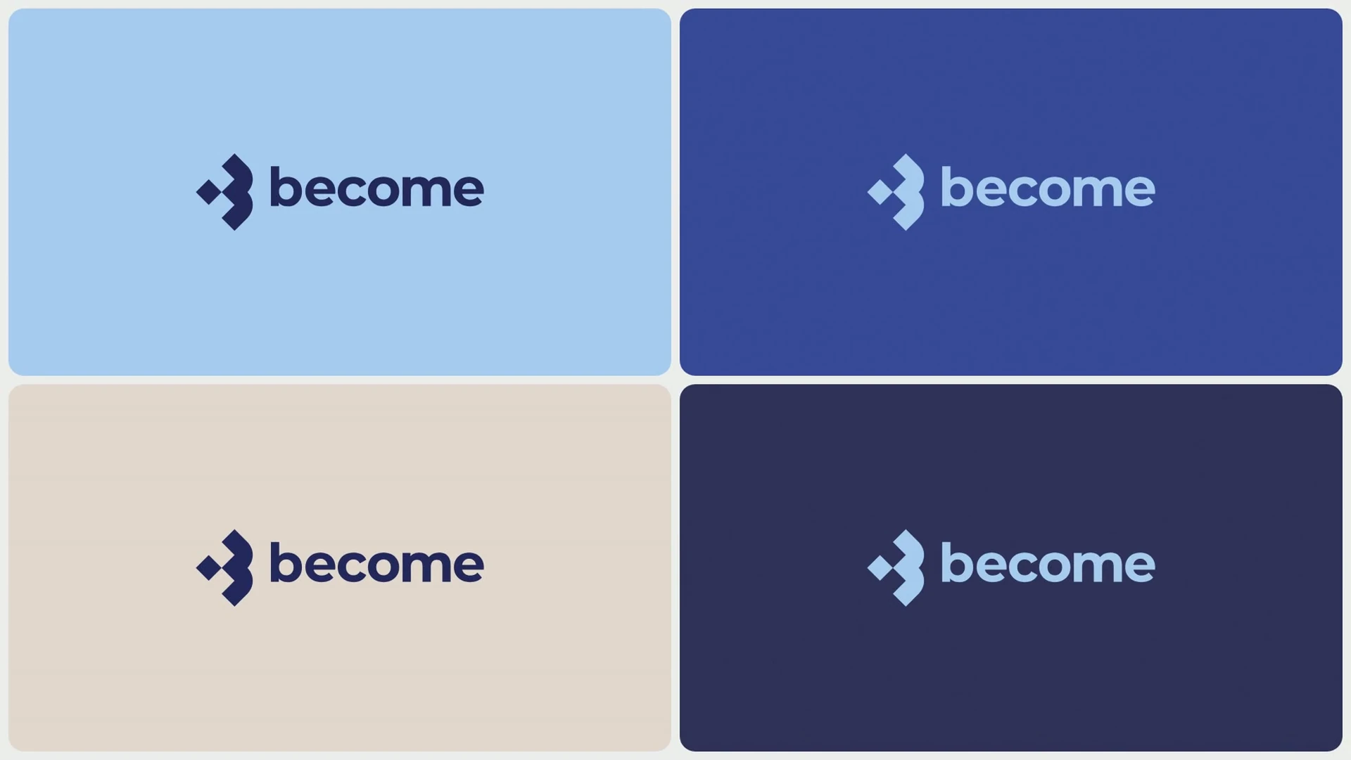 Become - logoets fire farvevarianter