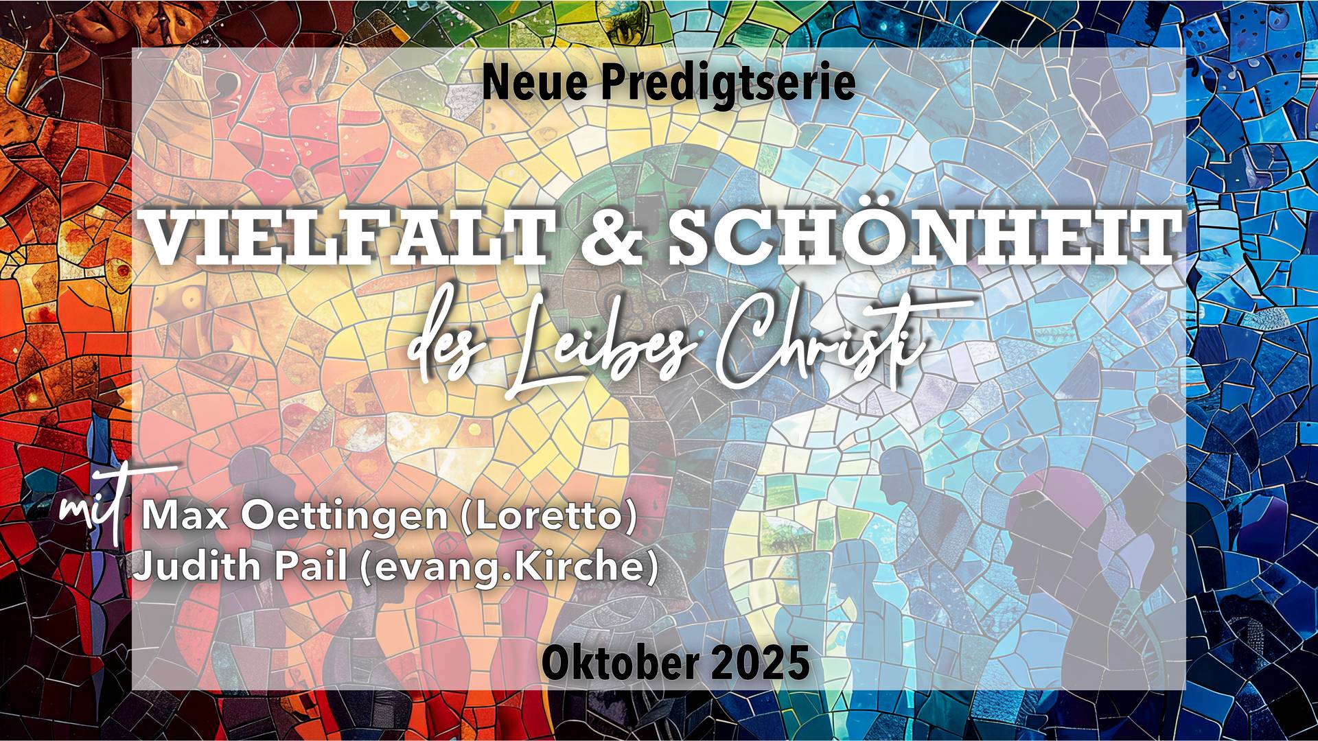 Neue Predigtserie Oktober 25