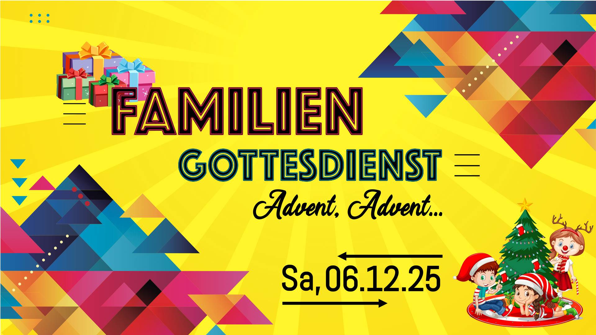 Familien Gottesdienst Advent