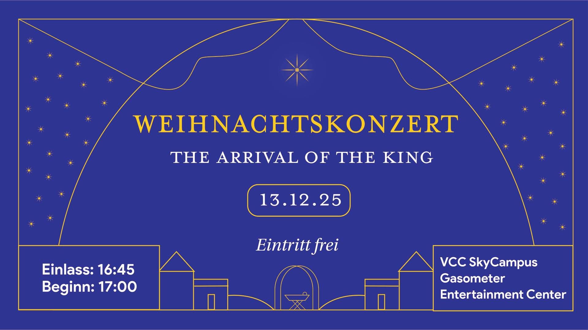 Weihnachtskonzert VCC Jesus Zentrum