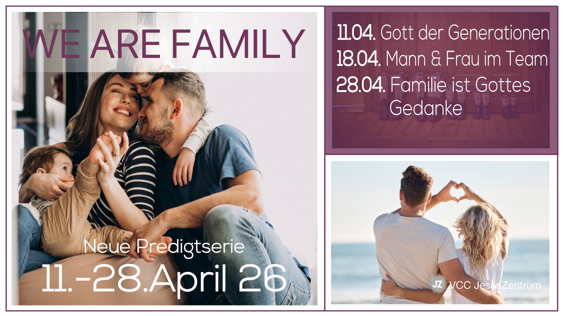 Neue Predigtserie April 2026