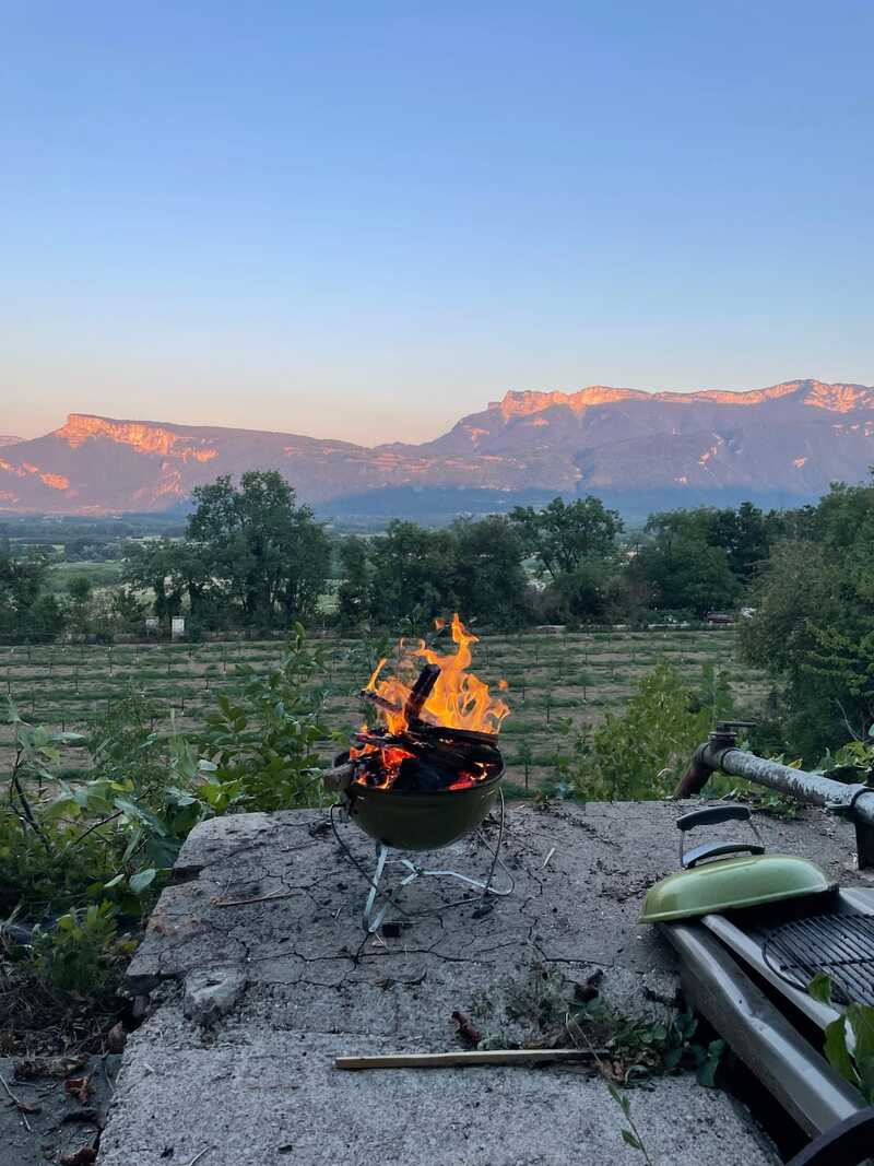 Domaine- Chougnes - Barbecue 