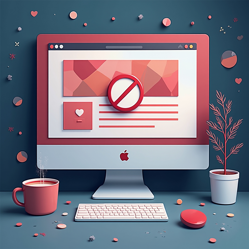 Finnish e-commerce accessibility audit report featuring an iMac displaying accessibility compliance